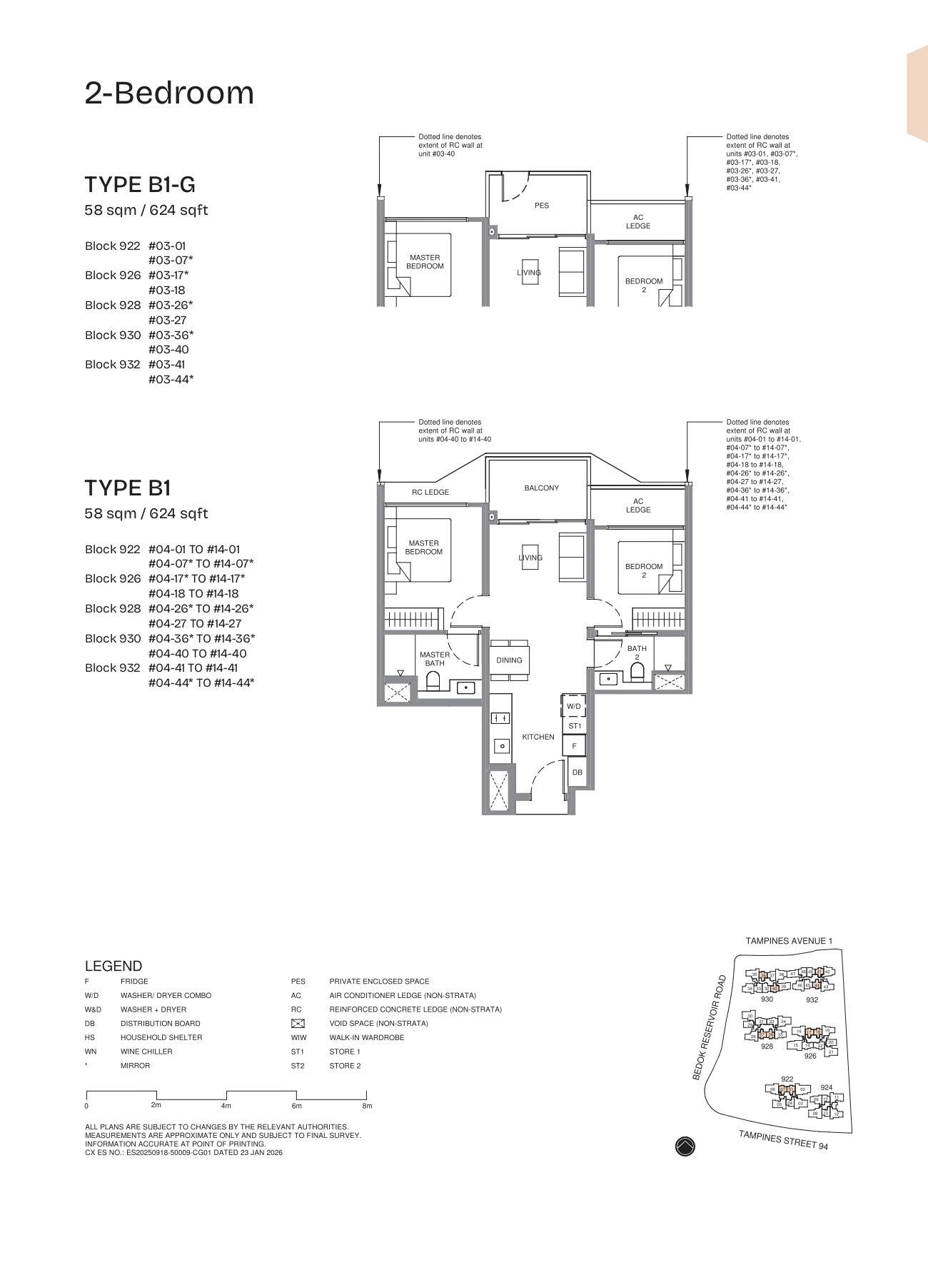 2 Bedroom Floor Plan
