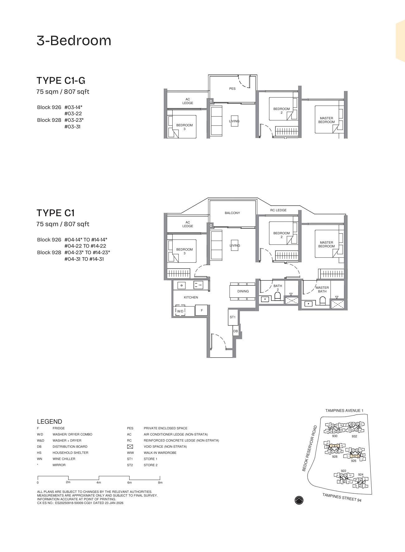 3 Bedroom Floor Plan